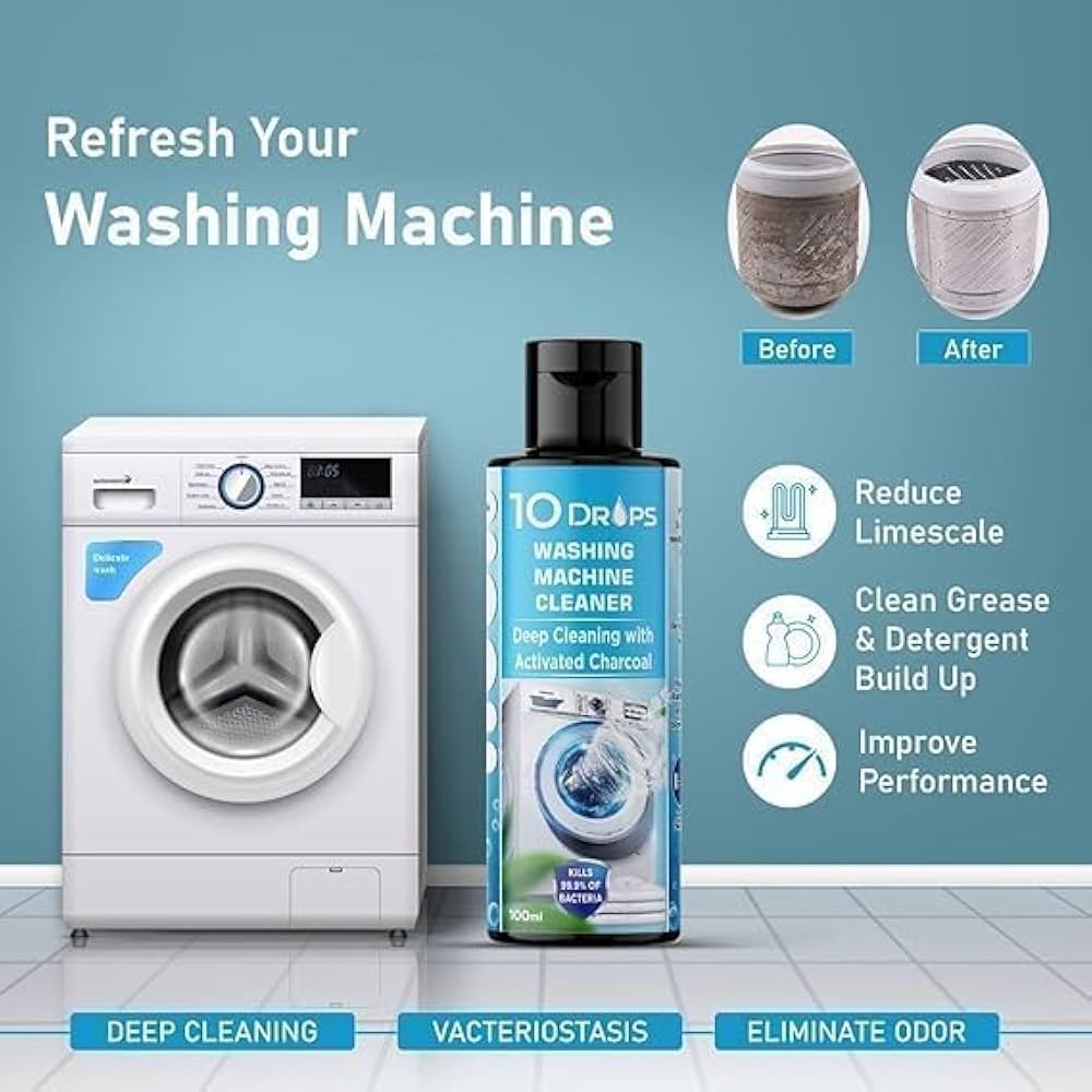 Washing Machine Cleaner Liquid – Deep Clean & Deodorizer