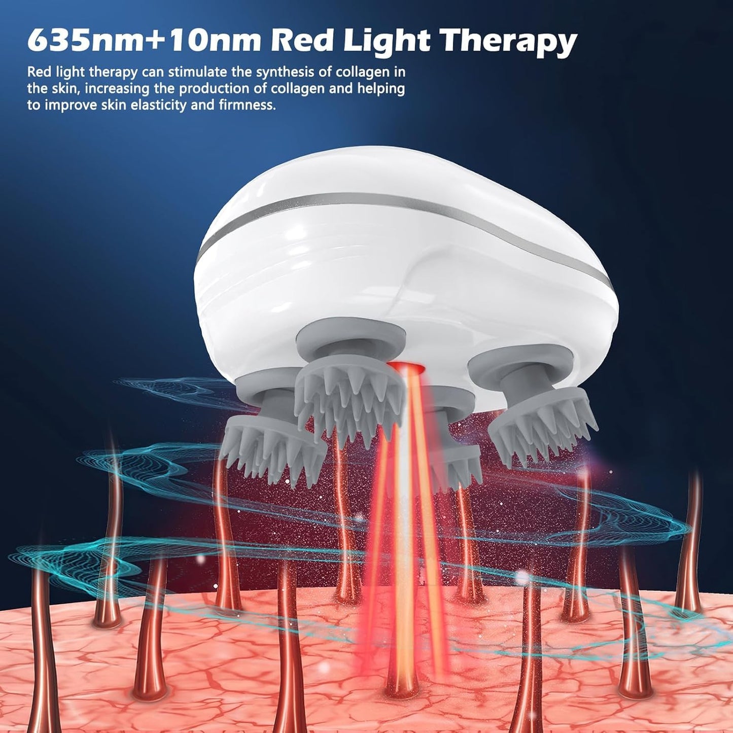 Electric Scalp Massager – Relaxing Head & Hair Stimulator