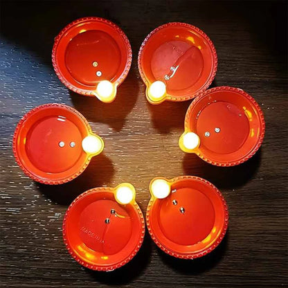 LED Water Sensor Diya – Automatic Floating Decorative Light