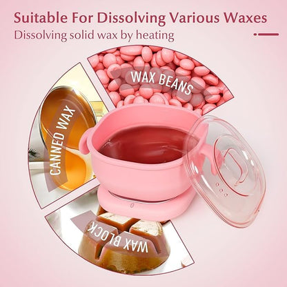 Silicone Wax Heater – Portable Electric Wax Melter for Hair Removal