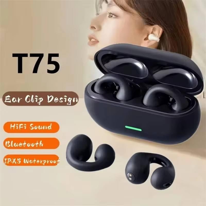 Ear Clip Wireless Earbuds – Secure Fit & Crystal-Clear Sound