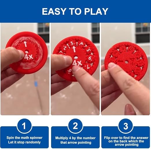 Math Fidget Spinner – Fun Learning & Stress Relief Toy