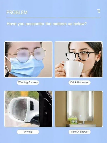 Lens Cleaning & Anti-Fog Wipes – Streak-Free Glasses & Screen Cleaner