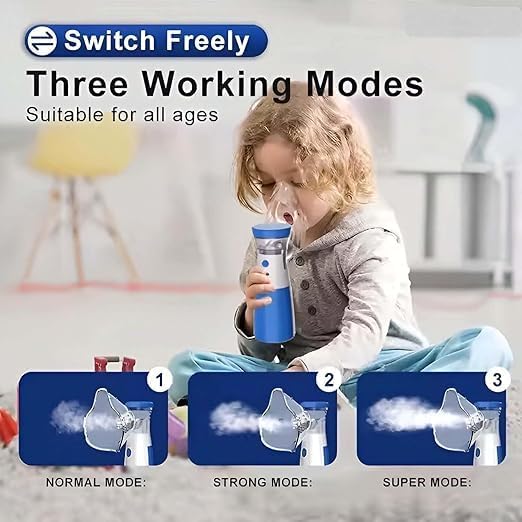 Portable Nebulizer Machine – Compact & Silent Inhaler for Home & Travel
