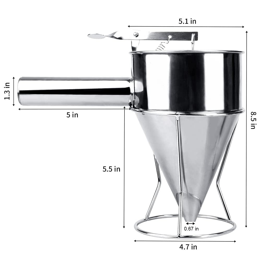 Pancake Batter Dispenser – Easy Pour Baking Tool