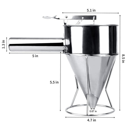 Pancake Batter Dispenser – Easy Pour Baking Tool