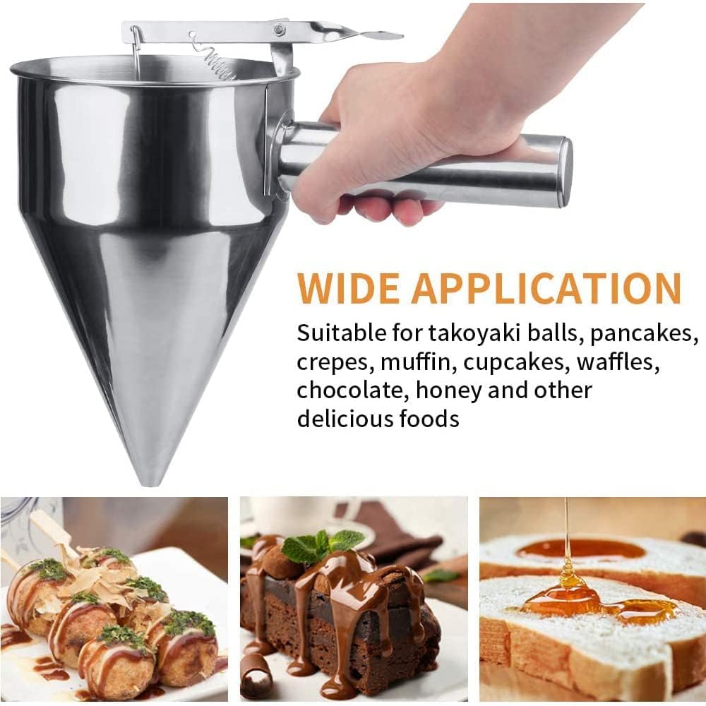 Pancake Batter Dispenser – Easy Pour Baking Tool