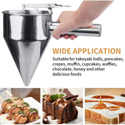 Pancake Batter Dispenser – Easy Pour Baking Tool