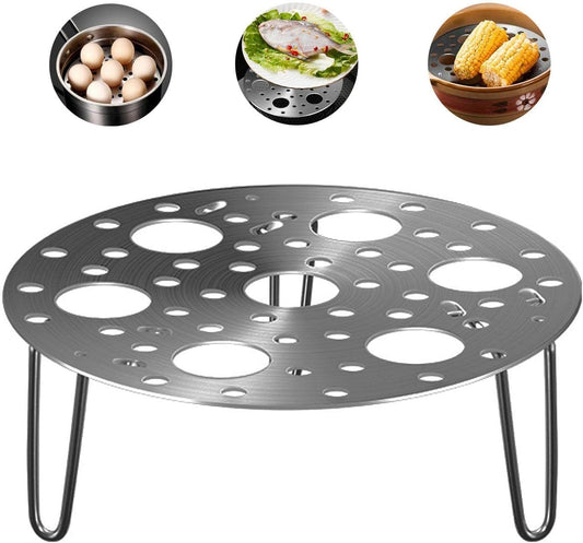 Stainless Steel Egg Boiling Stand – Multi-Egg Steamer Rack for Kitchen