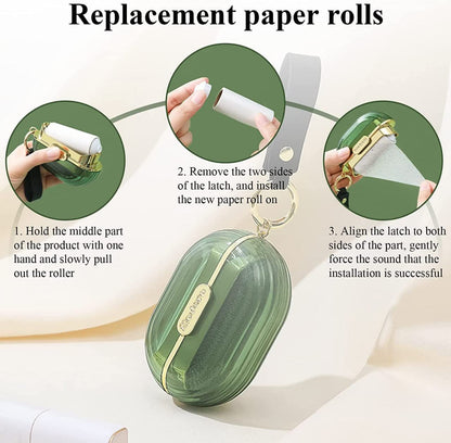 Double-Sided Lint Roller – Reusable Pet Hair & Dust Remover
