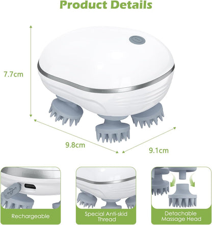 Electric Scalp Massager – Relaxing Head & Hair Stimulator