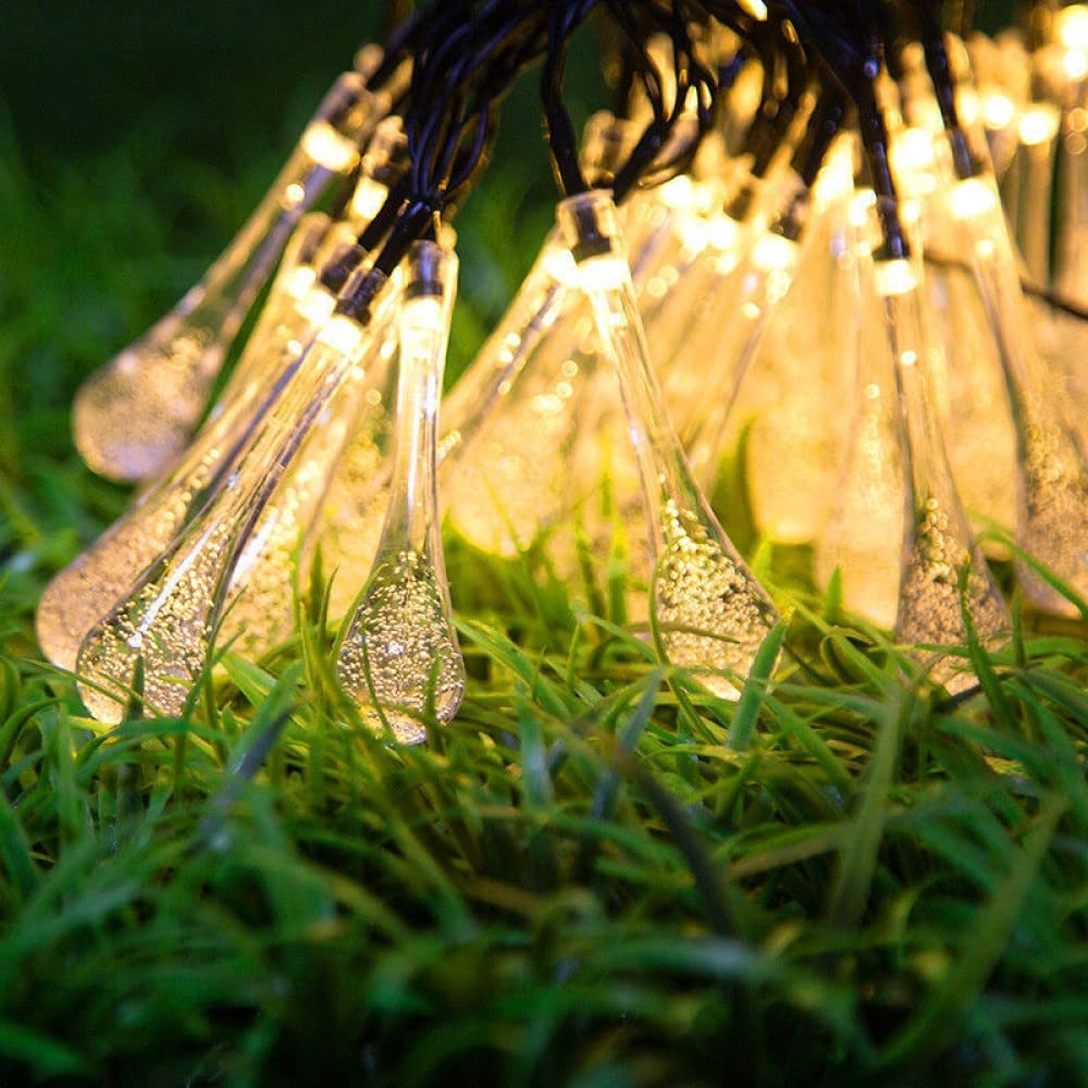 Water Droplet String Light – Warm Decorative Fairy Lights