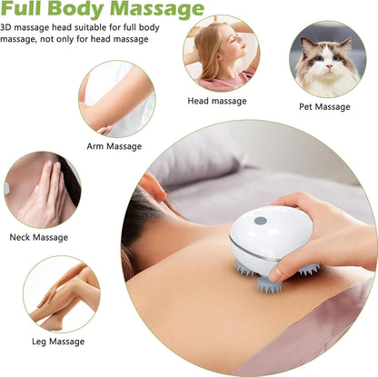 Electric Scalp Massager – Relaxing Head & Hair Stimulator