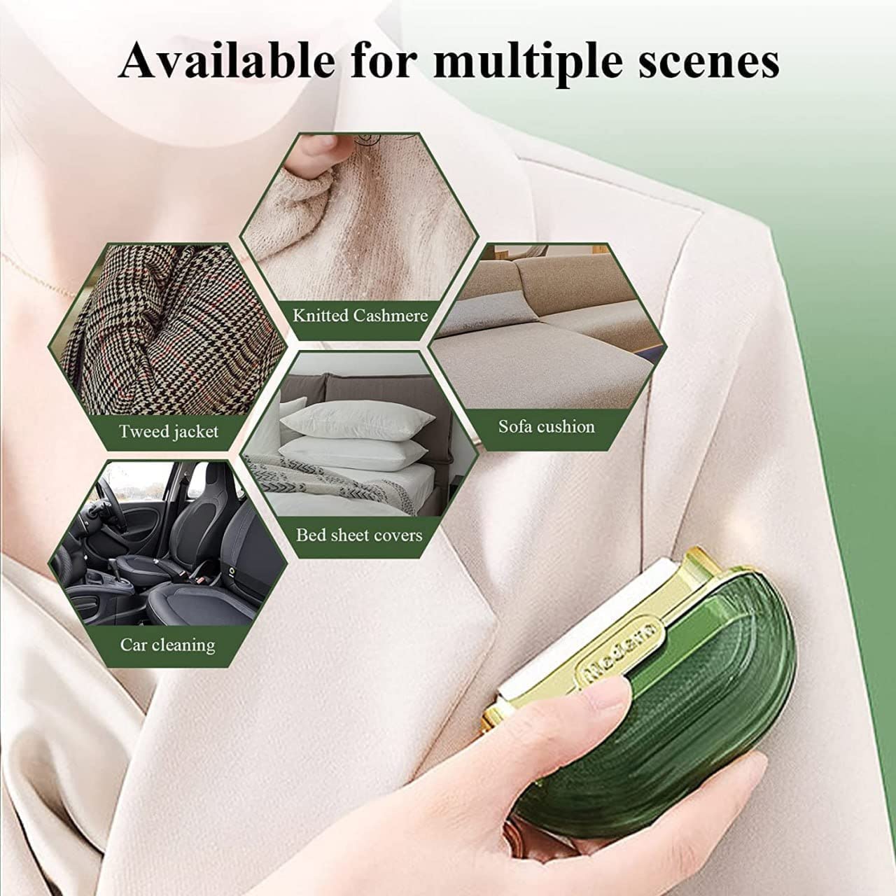 Double-Sided Lint Roller – Reusable Pet Hair & Dust Remover