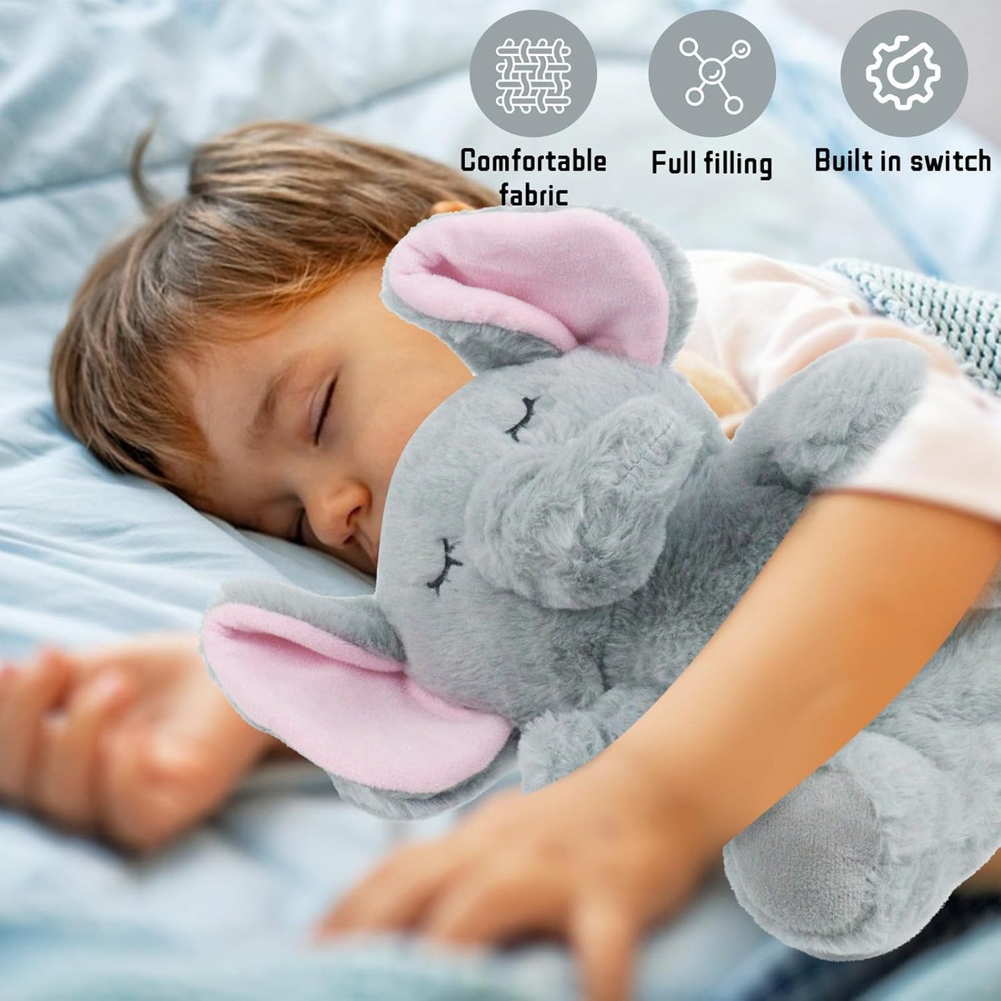 Breathing Elephant – Relaxing LED Décor Lamp with Soothing Airflow