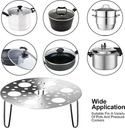 Stainless Steel Egg Boiling Stand – Multi-Egg Steamer Rack for Kitchen