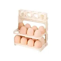 Folding Egg Storage Box – Space-Saving Refrigerator Organizer