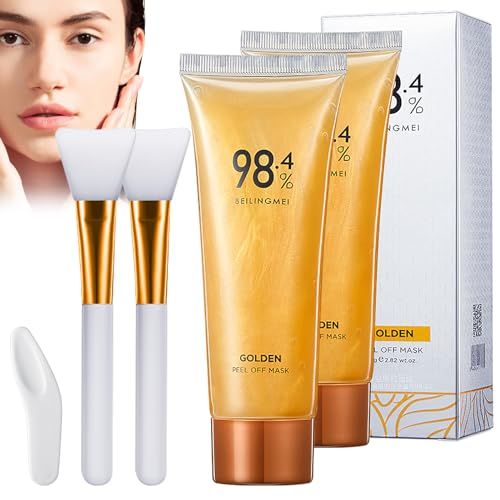 ✨ Golden Peel-Off Mask – Deep Cleansing & Radiance Boost
