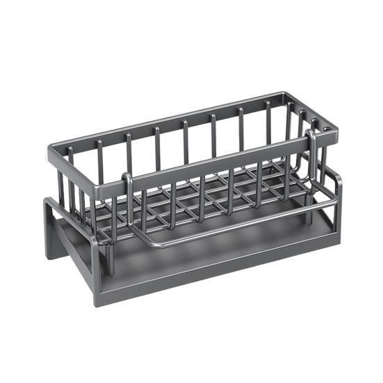 Premium Kitchen Sink Organizer with Hanging Rod – Multifunction Storage Rack