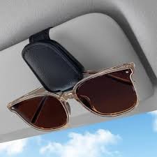 Car Sunglass Holder – Magnetic Sun Visor Glasses Clip