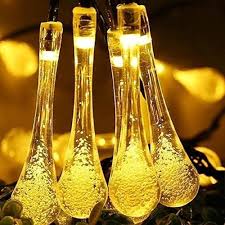 Water Droplet String Light – Warm Decorative Fairy Lights