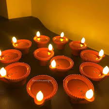LED Water Sensor Diya – Automatic Floating Decorative Light