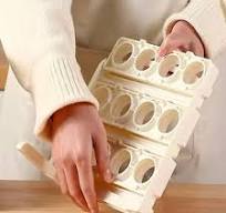 Folding Egg Storage Box – Space-Saving Refrigerator Organizer