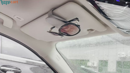 Car Sunglass Holder – Magnetic Sun Visor Glasses Clip