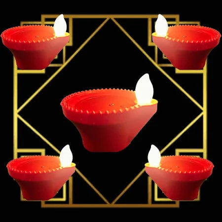 LED Water Sensor Diya – Automatic Floating Decorative Light