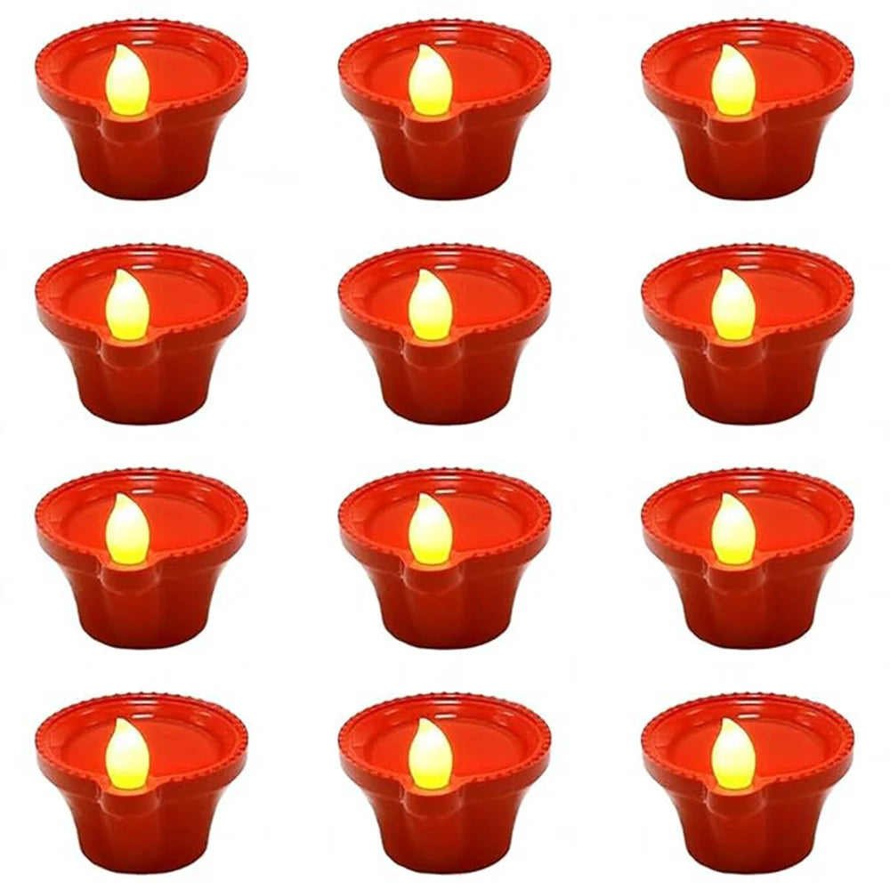 LED Water Sensor Diya – Automatic Floating Decorative Light